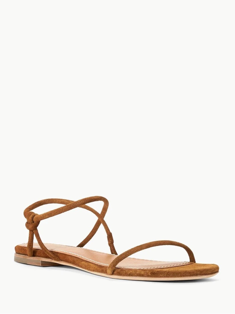 STAUD Laurel Suede Sandal in Tan Suede 39 - Picture 6 of 12